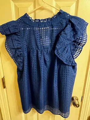 Royal Blue Top Size L thumbnail 2