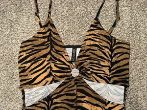 H&M Tiger Print dress thumbnail 2