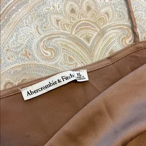 Abercrombie & Fitch Rich Taupe Satin Top thumbnail 2