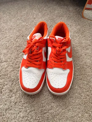 Orange Nike Dunk Low thumbnail 2