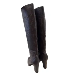 Michael Kors Womens Brown Knee High Leather Riding Boots 10M SKU 7079 thumbnail 6