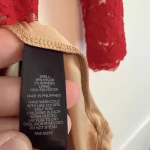 NWT Express Red‎ Lace Backless Short Long Sleeve Mini Dress Y2K Cocktail Party L thumbnail 4