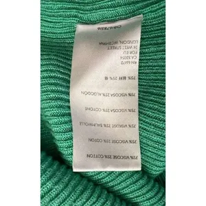 Free People Golden Hour Knit Midi Skirt Green Sz S thumbnail 9