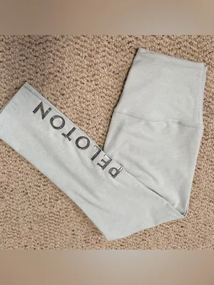 Beyond Yoga x Peloton Spacedye Mint Green Performance Leggings Medium thumbnail 3