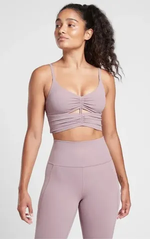 ✨ATHLETA Cinch Longline Sz Small Bra A-C✨ thumbnail 1