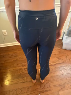 Lululemon leggings in navy tie dye thumbnail 3