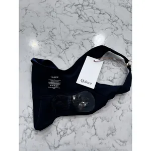 NWT Quince Black Italian High-Leg Ring Bikini Bottom XS thumbnail 5