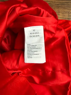 Women’s Bardot Red Bow Off The Shoulder Mini Dress in Fire Red - Size XS thumbnail 5