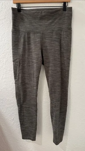 CALIA Hike Collection High-Waist Green/Heather Gray Leggings Size Large thumbnail 1
