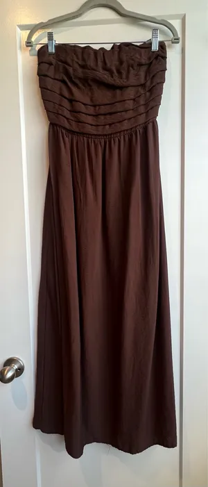 Altar'd State Strapless Midi Dress thumbnail 2