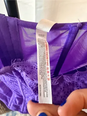 Urban Outfitters Out From Under Lace Purple Underwire Corset Top Bustier Coquett thumbnail 8