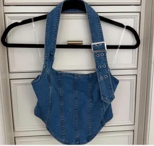 Vestique Denim Top thumbnail 2