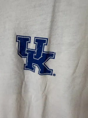 UK Wildcats University of Kentucky Logo Round Neck Tee T Shirt Top Size Large thumbnail 3