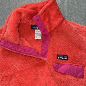 Patagonia Women's 1/4 snap on Teddy Fleece Jacket Sweater Size M thumbnail 4