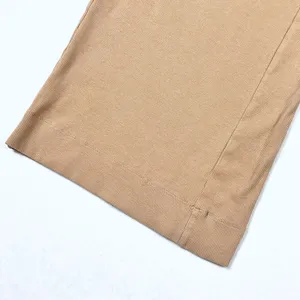 Pact Wide Leg Pant Women's Large Organic Rib Cotton Pull On Lounge Airport Beige thumbnail 5