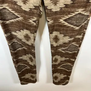 Lauren Ralph Lauren Southwestern Aztec Print Skinny Jeans Brown Tan Size 10‎ thumbnail 3