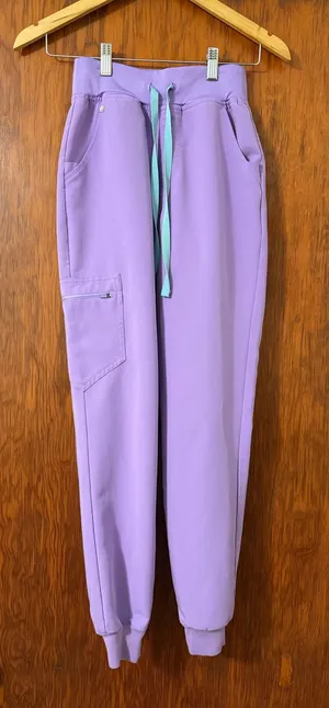 Lavender FIGS Scrub Pants thumbnail 1
