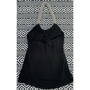 Cable & Gauge Black Braided Chain Halter Top thumbnail 11