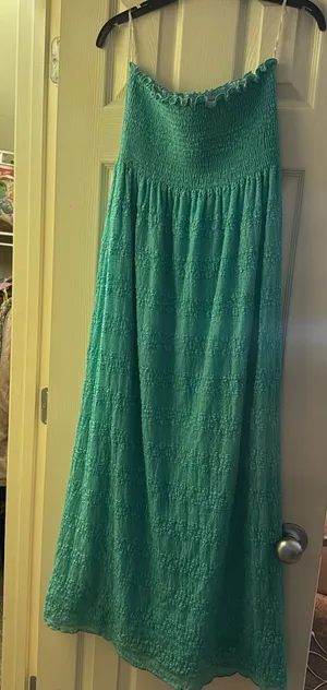 Strapless dress Green Size M thumbnail 1
