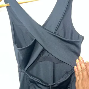 FP Movement Black V-Neck Jumpsuit with Wide‎ Straps thumbnail 4