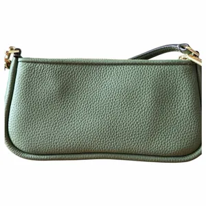 Kate Spade Kayla KM148 Woven Leather Convertible Shoulder Bag Cedar Green NWOT thumbnail 5