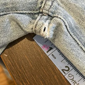 Princess Polly Wide Straight Leg Jeans Size 6 Light Wash thumbnail 6