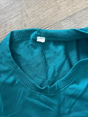 Lululemon teal green top size 6 thumbnail 6