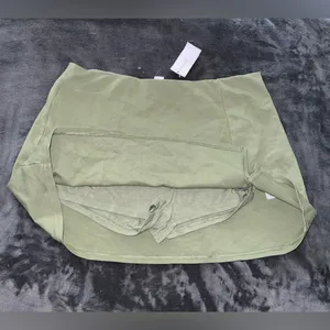 American Eagle It Knit Skort in Olive Moss Size Medium New with tag thumbnail 14