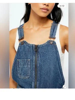 Free People Sunkissed Short Overalls, Sz 4 NWT thumbnail 2