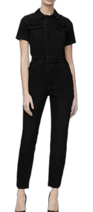 Good American black Utility Boilersuit jumpsuit‎ size 2 ladies thumbnail 1