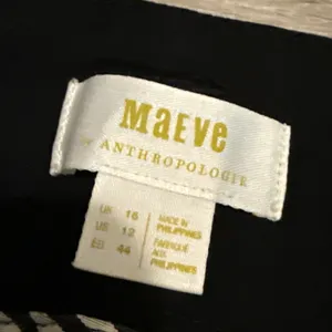 Maeve Anthropologie Naomi Wide Leg Trousers Pants Linen Blend Mid Rise‎ Black 12 thumbnail 3