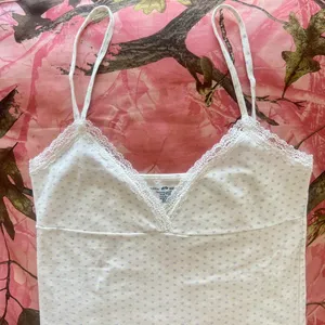 Brandy Melville blue amara lace cami tank top thumbnail 6