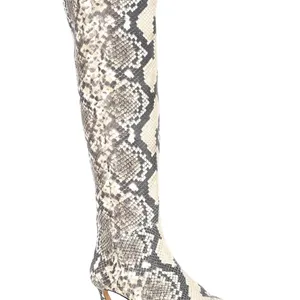Gianni Bini Gray and Cream Over the Knee Boots thumbnail 16