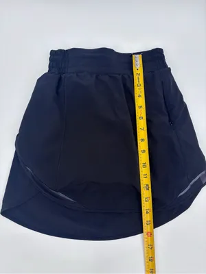 lululemon athletica Black Athletic Skort with Built-In Liner thumbnail 6
