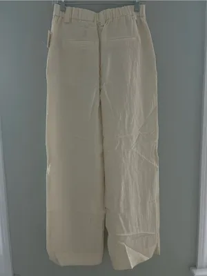a new day Cream Wide-Leg Women's Trousers 4 thumbnail 2
