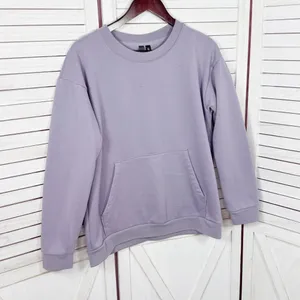 Mondetta Crew‎ Neck Front Pocket Sweatshirt Lavender Purple Medium thumbnail 7