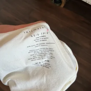 Intimately Free People Open Back Long Sleeve Top Cream Ivory XS/S Backless Slim thumbnail 4