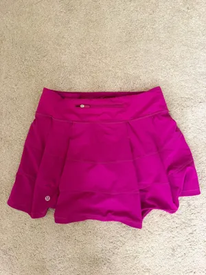 Lululemon Skirt Tennis Pleated plum color thumbnail 2