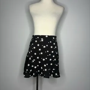 Nasty Gal- Black Skirt with Stars A Line Mini Skirt thumbnail 2