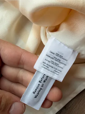 J.Crew 100% Silk Yellow White Striped Maxi Dress Side Slits thumbnail 4