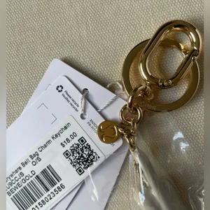 Lululemon Everywhere Belt Bag Charm Keychain - Beech White/Gold thumbnail 9