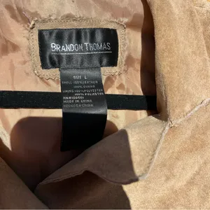 Brandon Thomas Suede Jacket size large y2k fall winter leather‎ aesthetic thumbnail 5