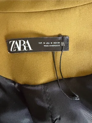 Zara Olive Green Blazer Size Medium thumbnail 5