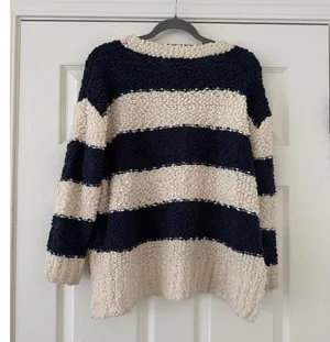 POL Striped Sweater Oversized Medium thumbnail 2