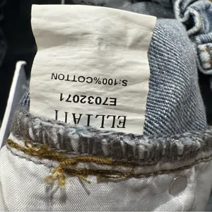 NEW Revolve Elliatt Paperbag Raw Hem Jeans With Removable Pocket Women’s Medium thumbnail 4