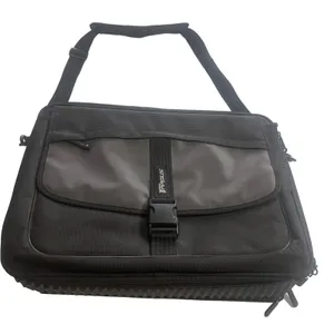 Targus Black Laptop Work Office Black Grey‎ Strap Laptop Shoulder Bag thumbnail 1