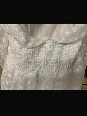 NWOT Lulus Sophisticated Darling White Eyelet Off-the-Shoulder Mini Dress Size S thumbnail 9