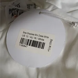 Princess Polly Brea Strapless Mini Dress Size 12 White Embroidered Lace Party thumbnail 12