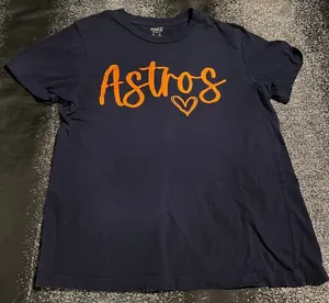 Womens medium Houston Astros tshirt thumbnail 1