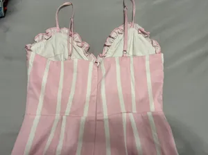 Gianni Bini, Pink And White Striped Jumpsuit thumbnail 4
